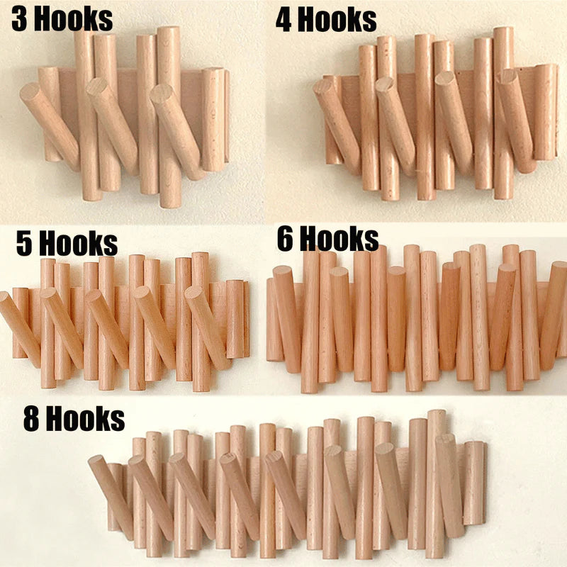 Vegghangt klesstativ, ideelt for små rom. Skandinavisk minimalistisk design sikrer ryddig og plassbesparende oppbevaring.