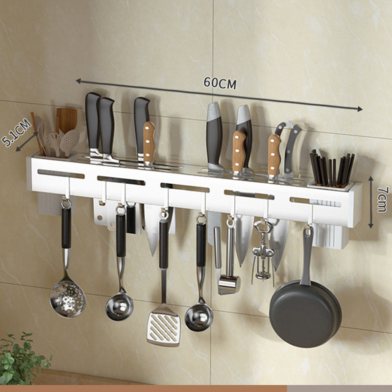 Elegant veggmontert knivholder til kjøkkenet. Plassbesparende oppbevaring for dine kniver, moderne design.